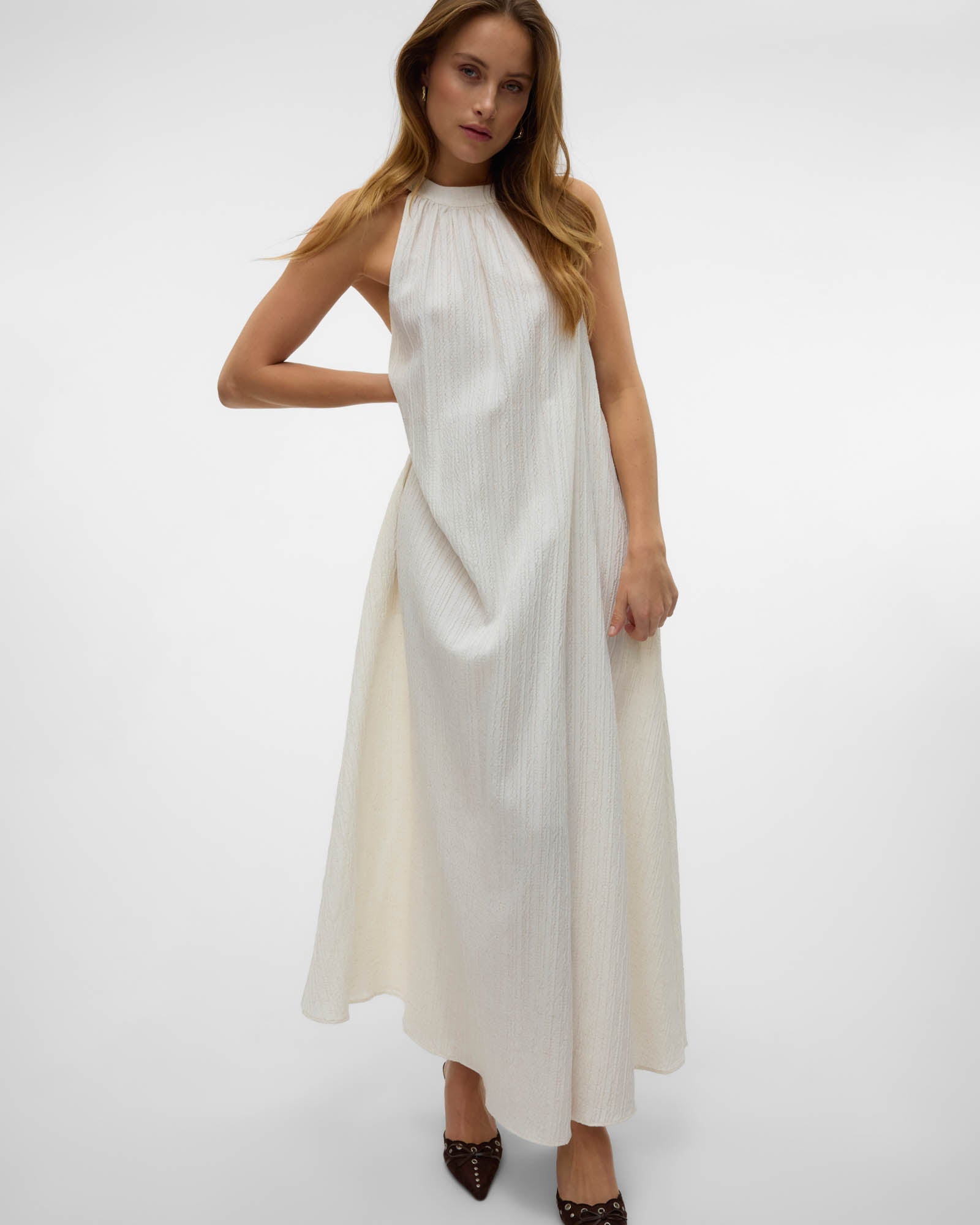 VMRICKI HALTER MAXI DRESS